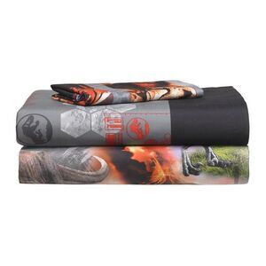 Jurassic World Kids Full Sheet Set, Gray, Universal